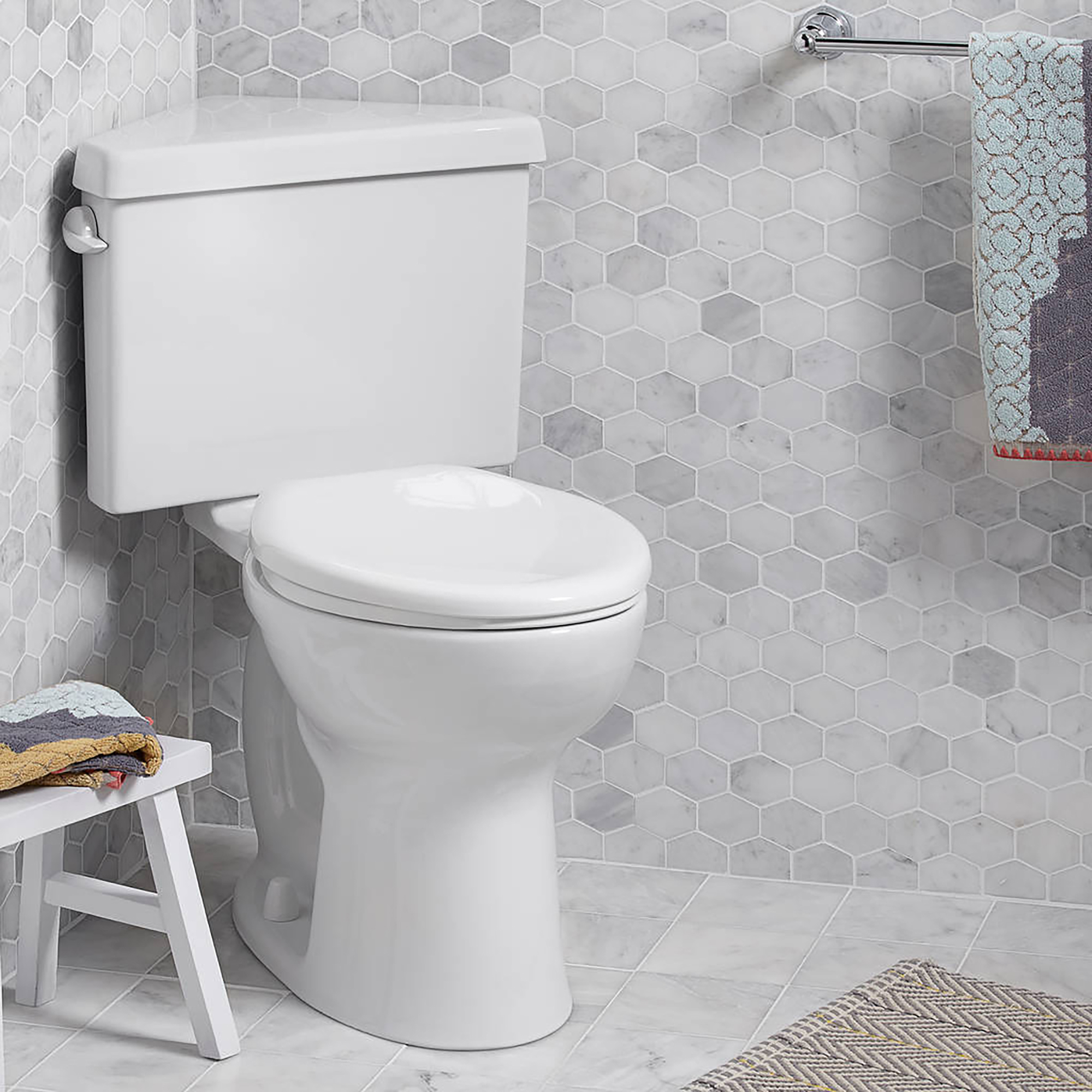Triangle Cadet® PRO Two-Piece 1.28 gpf/4.8 Lpf Chair Height Elongated Toilet
